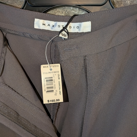 Max Studio Charcoal Gray Pant Suit, Blazer And Trousers NWT - Picture 5 of 15